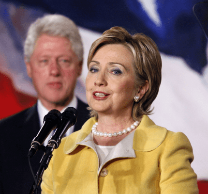 Hillary and Bill Clinton