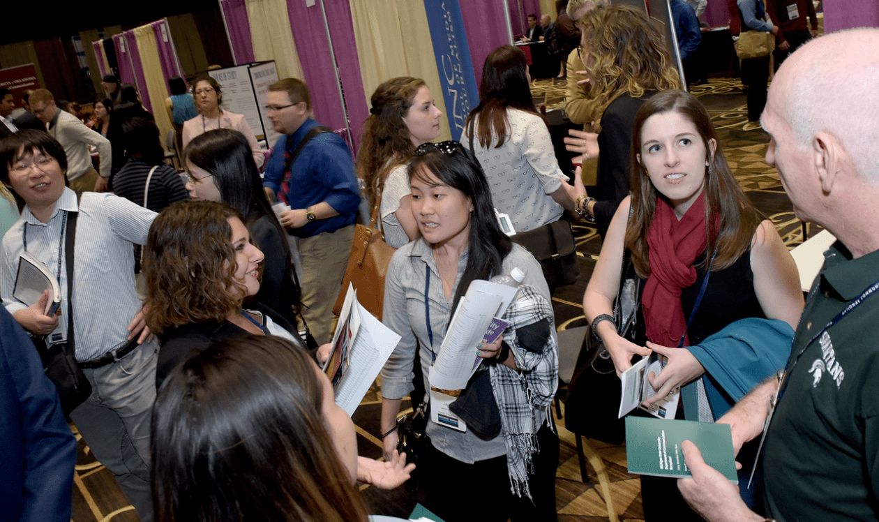 Students at NCA's Graduate School Open House