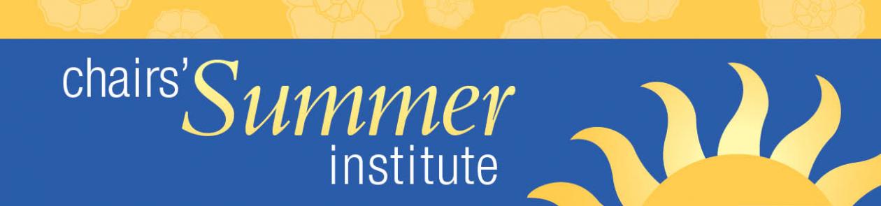 NCA Chairs' Summer Institute NCA Chairs' Summer Institute